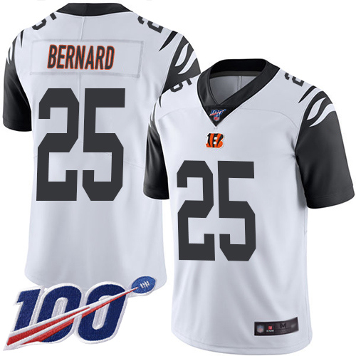 Cincinnati Bengals Limited White Men Giovani Bernard Jersey NFL Footballl #25 100th Season Rush Vapor Untouchable->cincinnati bengals->NFL Jersey